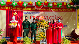 Khí thế tưng bừng trong ngày lễ khai giảng năm học 2021-2022 tại các trường học huyện hiệp Hòa - "Khí thế trang trọng, đảm bảo công tác phòng, chống covid-19"